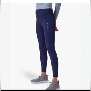 Athleta Rainier Tight Size 2X Navy Blue